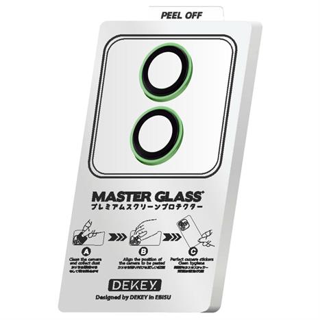Miếng dán camera iPhone 17 DEKEY 3D Camera Lens - Xanh lá