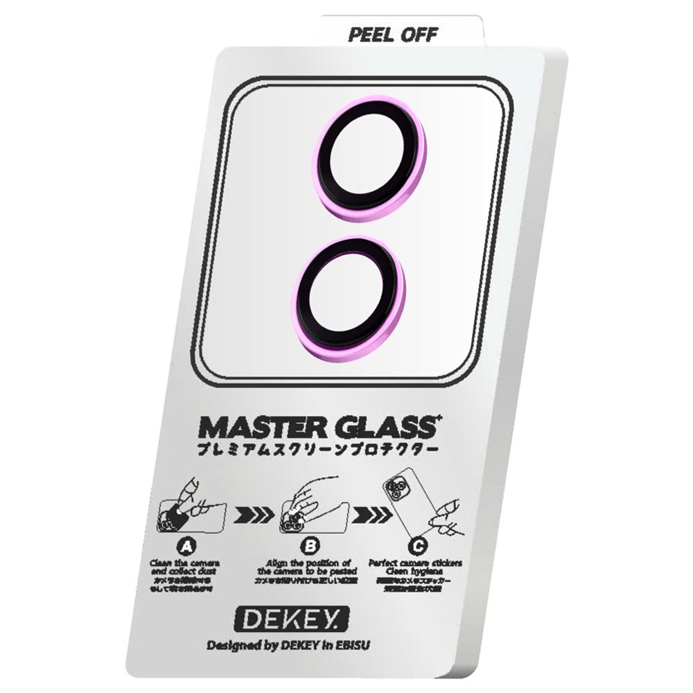 Miếng dán camera iPhone 17 DEKEY 3D Camera Lens - Tím Màu Tím