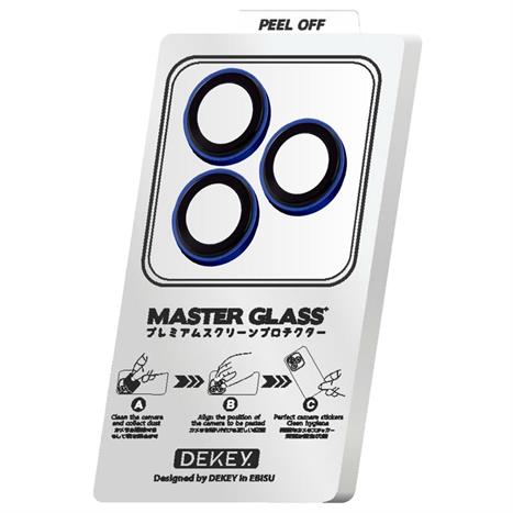 Miếng dán camera iPhone 17 Pro/Pro Max DEKEY 3D Camera Lens - Xanh Dương Màu Xanh Dương