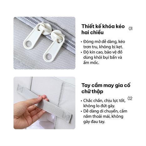 Hộp nhựa đựng đồ đa năng Tanaka SB01100BE 100 lít Màu Màu be