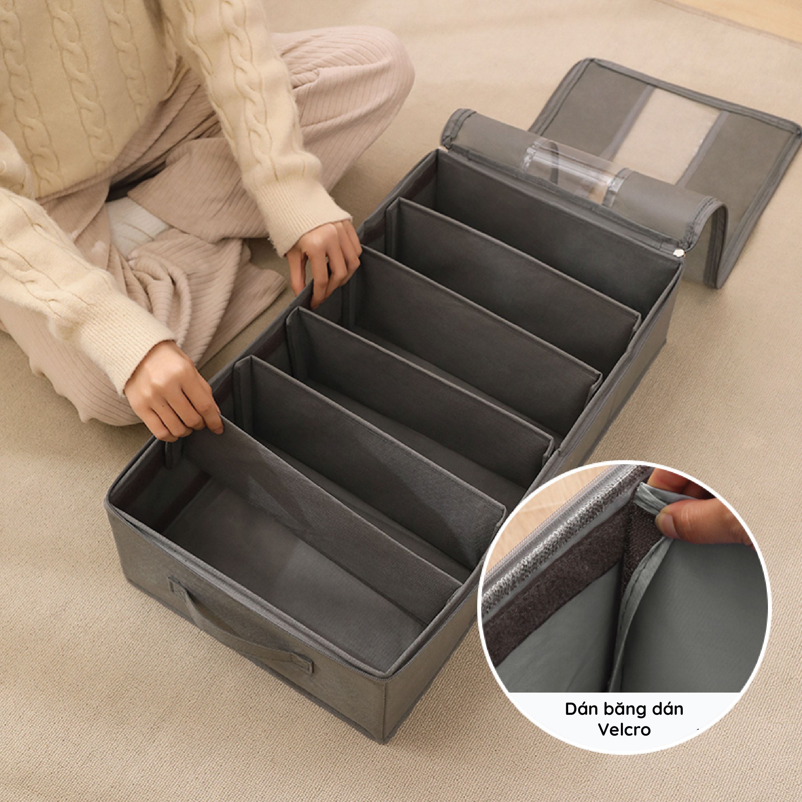 Hộp nhựa đựng đồ đa năng Tanaka SB07BE 30 lít Màu Màu be