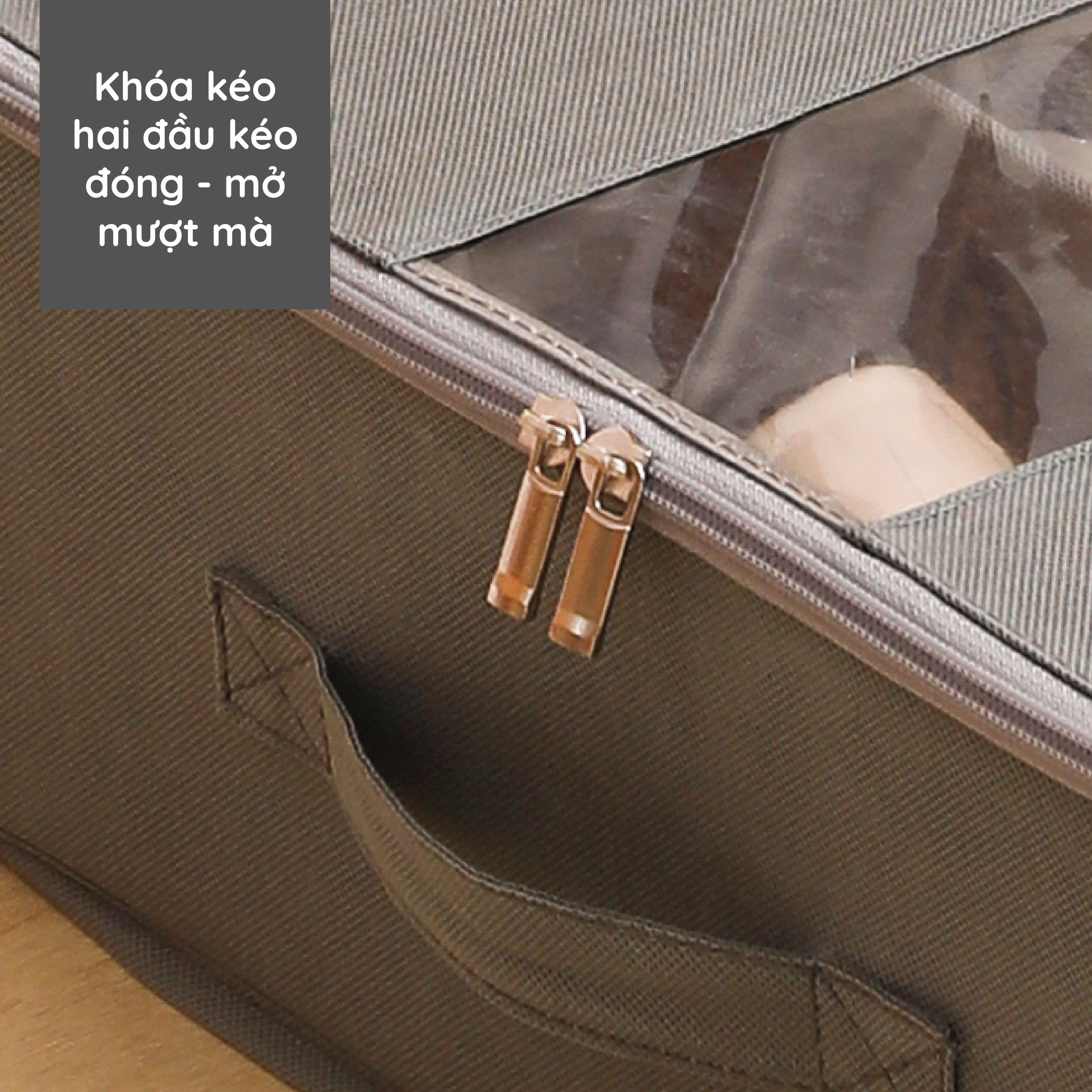 Hộp nhựa đựng đồ đa năng Tanaka SB07BE 30 lít Màu Màu be