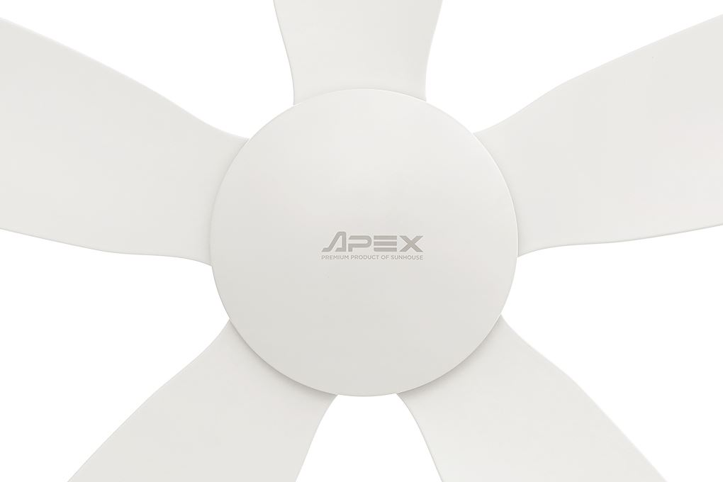 Quạt trần Sunhouse Apex 5 cánh APF7669W 60W Màu Trắng
