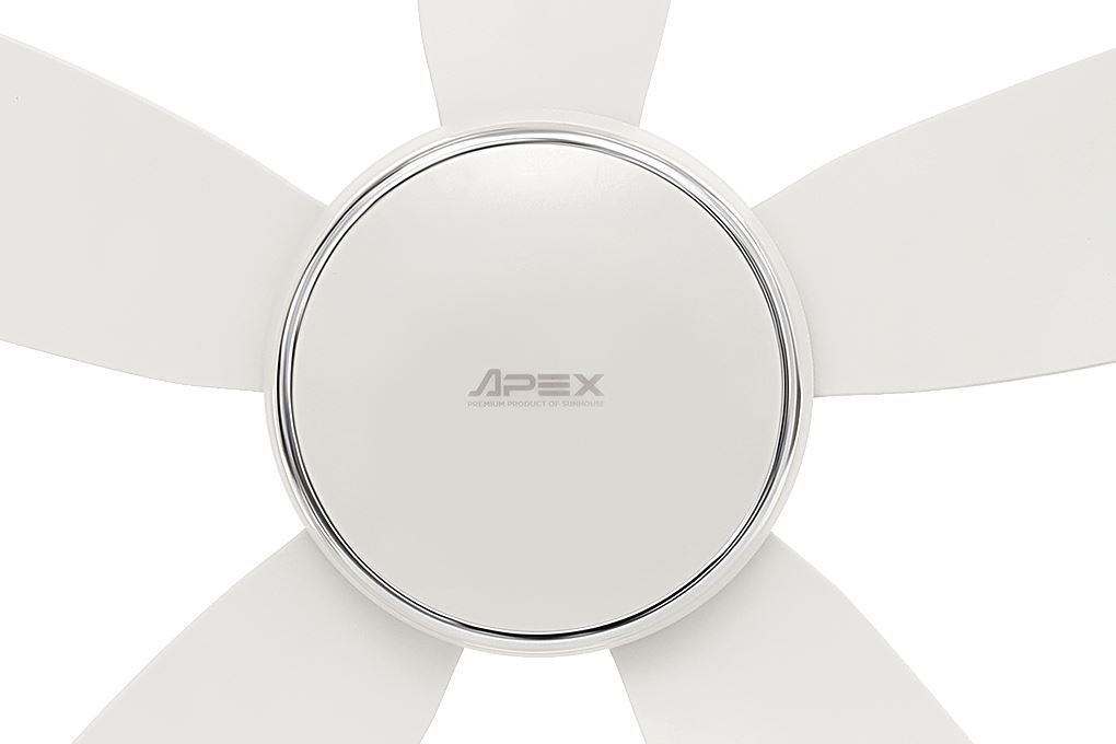 Quạt trần Sunhouse Apex 5 cánh APF7676W 60W Màu Trắng