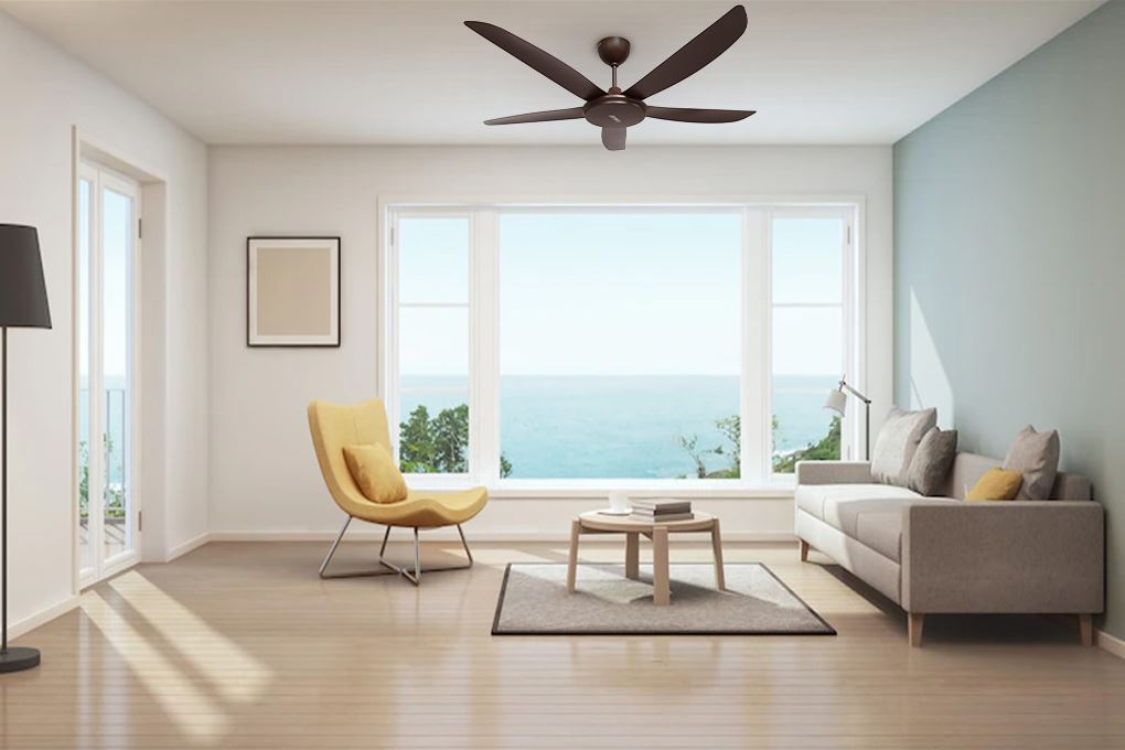 Quạt trần Sunhouse Apex 5 cánh APF7665B 50W Màu Nâu