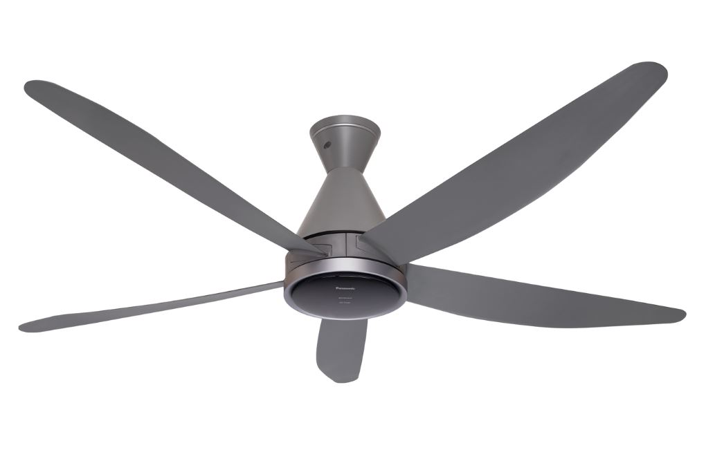 Quạt trần Panasonic 5 cánh F-60HAN 40W Màu Xám