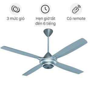 Quạt trần KDK 4 cánh Quạt trần KDK 4 cánh M56XR(SIL) 59W 59W