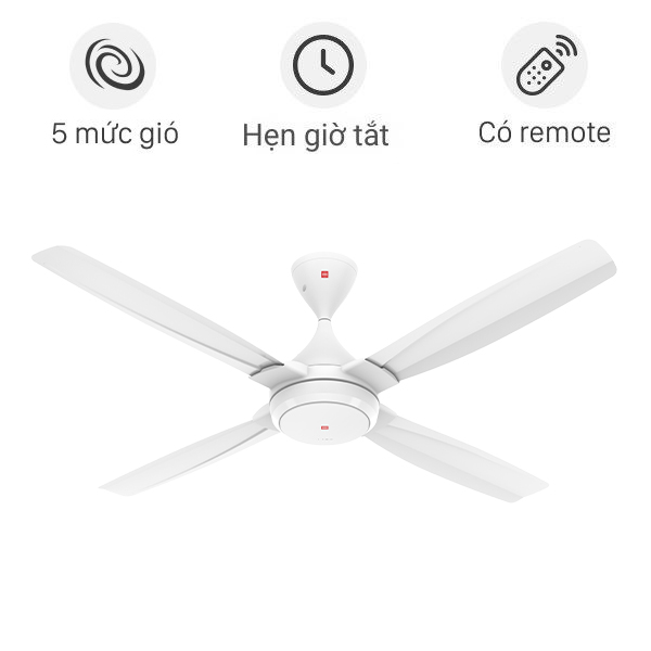 Quạt trần KDK 4 cánh G56DG(WH) 29W