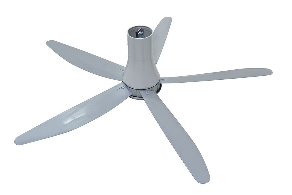 Quạt trần KDK 5 cánh T60DW(GY) 37W Màu Xám