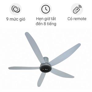 Quạt trần KDK 5 cánh  37W