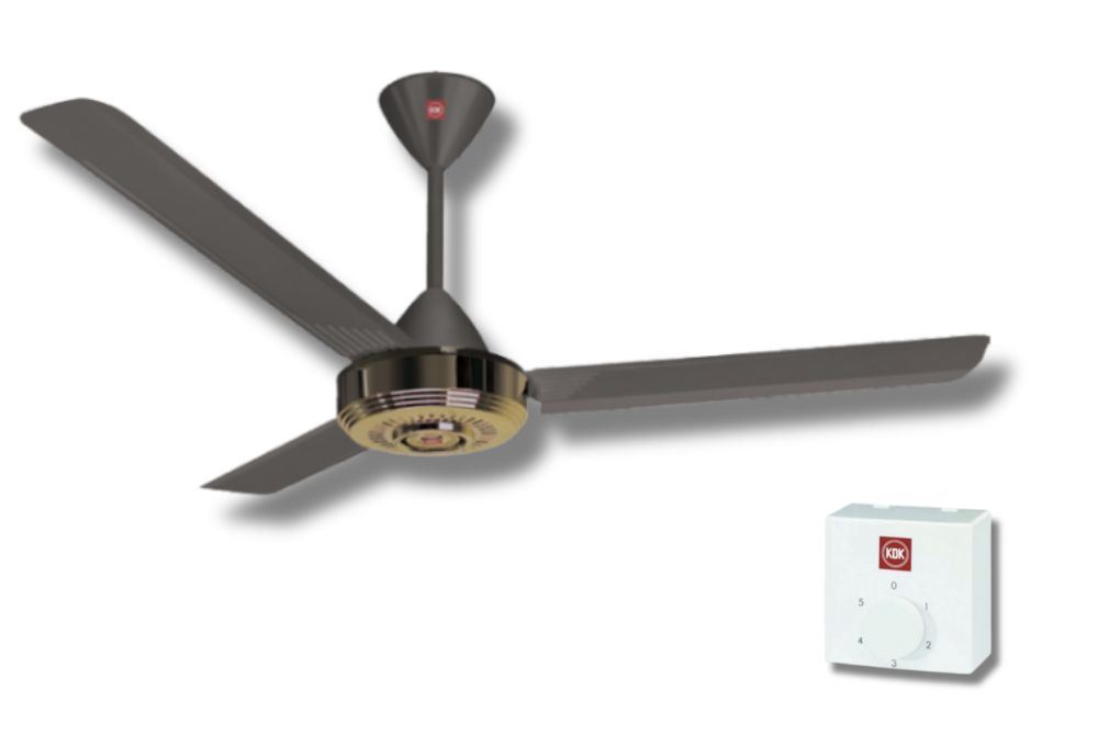 Quạt trần KDK 3 cánh N56YG(BB) 75W Màu Vàng đồng