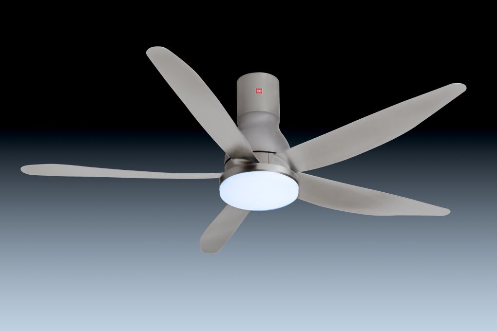 Quạt trần KDK 5 cánh U60FWS(SIL) 59W Màu Bạc