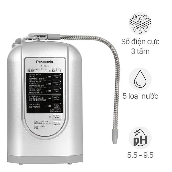 Máy lọc nước điện giải ion kiềm Panasonic TK-AS45