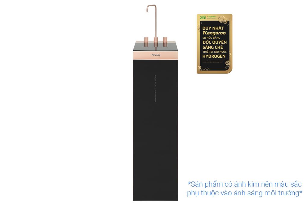 Máy lọc nước RO Hydrogen ion kiềm Kangaroo Sumire KGEP12A1 12 lõi Màu Đen