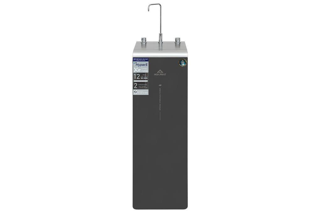 Máy lọc nước RO Hydrogen ion kiềm Hòa Phát HPA856 12 lõi Màu Xám