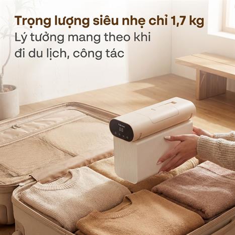 Tủ sấy quần áo FUJIHOME 15 kg FCD16 Màu Hồng