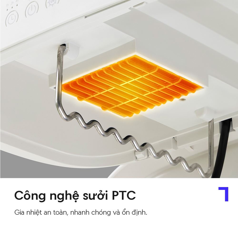 Tủ sấy quần áo gấp gọn Lock&Lock END112IVY Màu Kem