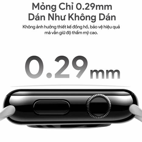 Miếng dán cường lực Apple Watch 42mm DEKEY Màu Trắng