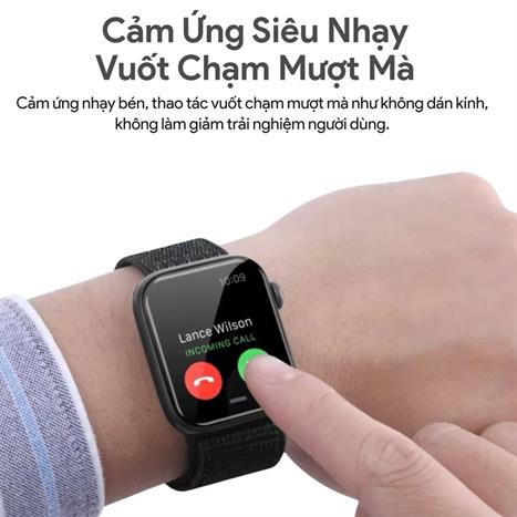 Miếng dán cường lực Apple Watch 49mm DEKEY Màu Trắng