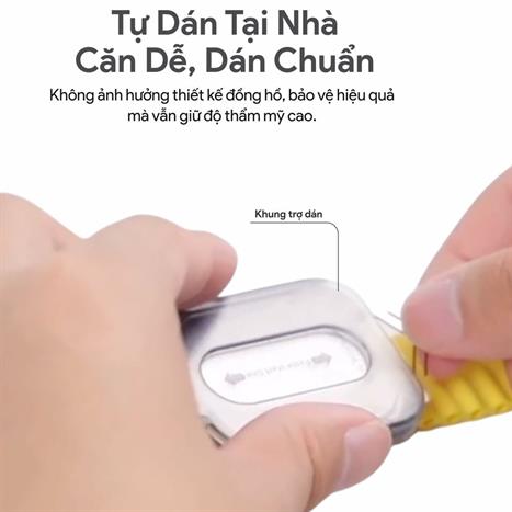 Miếng dán cường lực Apple Watch 49mm DEKEY Màu Trắng