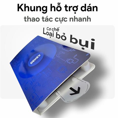 Miếng dán kính cường lực iPhone XR/11 DEKEY 3D Sentery Màu Trắng