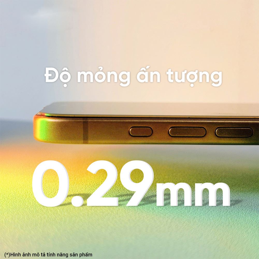 Miếng dán kính cường lực iPhone 16 Pro/17 DEKEY 3D Sentery Màu Trắng