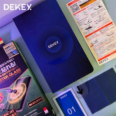 Miếng dán kính cường lực iPhone 17 Pro DEKEY 3D Sentery Màu Trắng