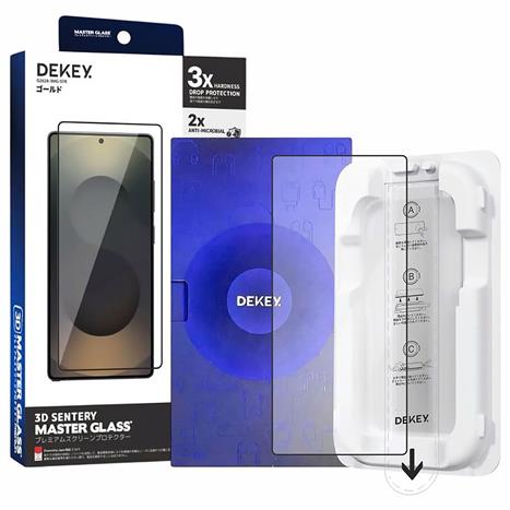 Miếng dán kính cường lực Samsung S24 DEKEY 3D Sentery Màu Trắng