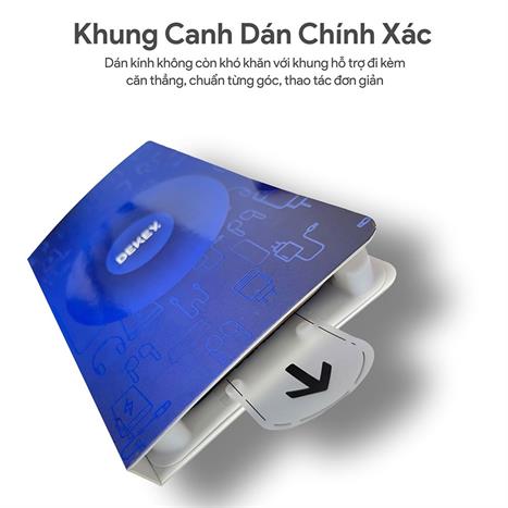 Miếng dán kính cường lực Samsung S25 Plus DEKEY 3D Sentery Màu Trắng