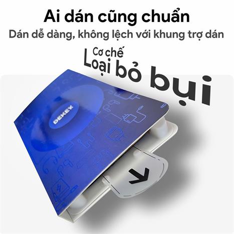 Miếng dán kính cường lực Samsung S25 Plus DEKEY 3D Sentery Màu Trắng