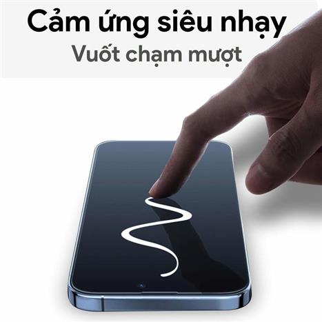 Miếng dán kính cường lực chống nhìn trộm iPhone Air DEKEY 3D Quintessence Màu Trắng
