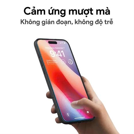 Miếng dán kính cường lực iPhone XR/11 DEKEY 3D Luxury Màu Trắng