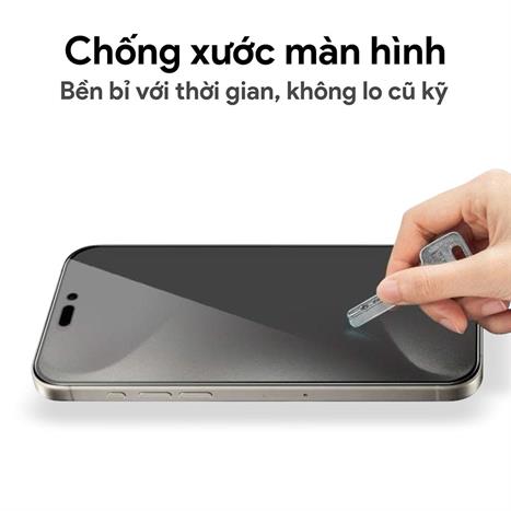 Miếng dán kính cường lực iPhone XS Max /11 Pro Max DEKEY 3D Luxury Màu Trắng