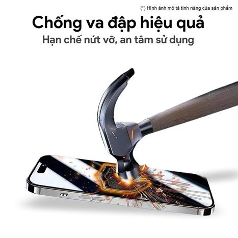 Miếng dán kính cường lực iPhone 12/12 Pro DEKEY 3D Luxury Màu Trắng