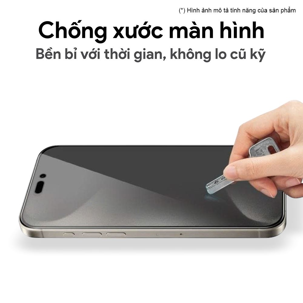Miếng dán kính cường lực iPhone 12/12 Pro DEKEY 3D Luxury Màu Trắng