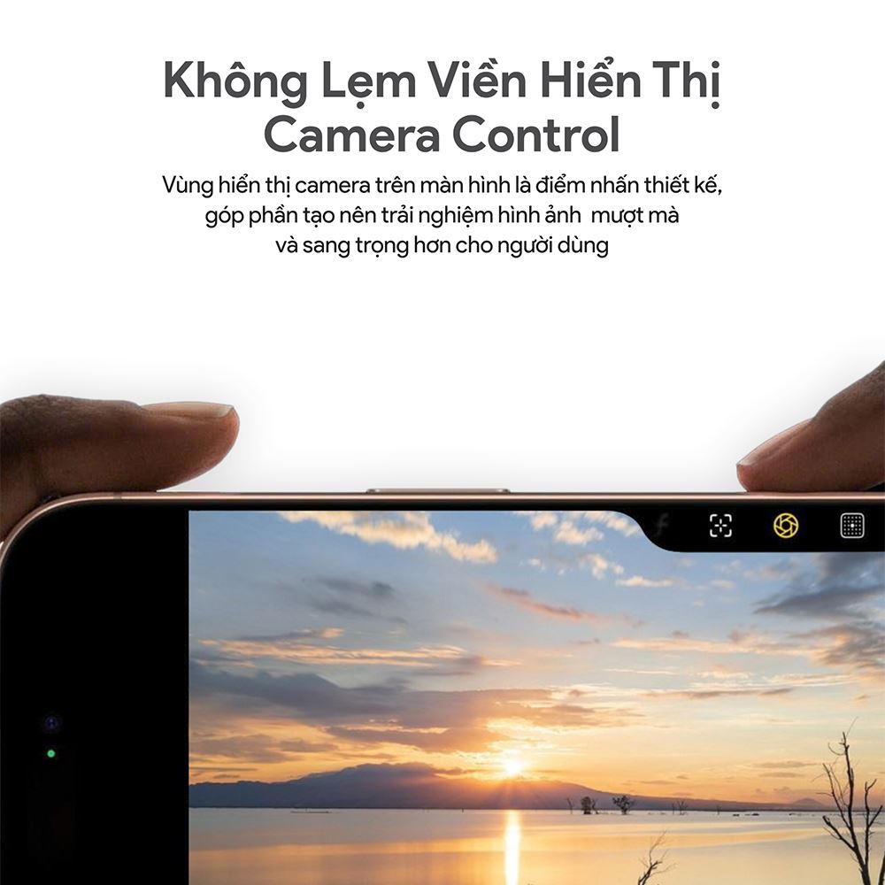 Miếng dán kính cường lực iPhone 16 Pro/17 DEKEY 3D Premium Màu Trắng