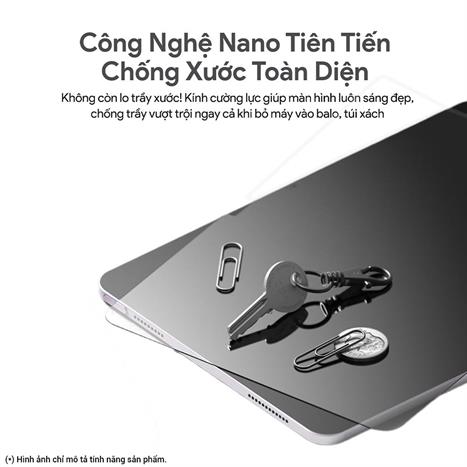 Miếng dán kính cường lực iPad Pro 11 inch DEKEY Premium Màu Trắng