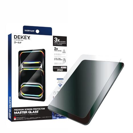 Miếng dán kính cường lực iPad 10.2 inch DEKEY Premium with applicator Màu Trắng