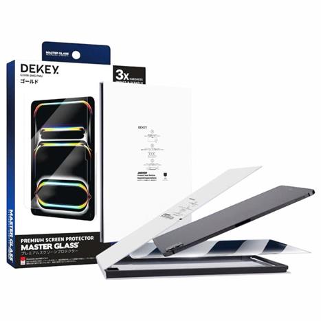 Miếng dán kính cường lực iPad 10.2 inch DEKEY Premium with applicator Màu Trắng