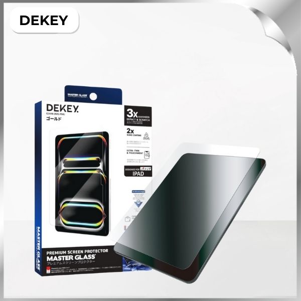 Miếng dán kính cường lực iPad 10.2 inch DEKEY Premium with applicator