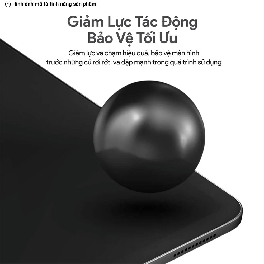 Miếng dán kính cường lực iPad Air 11 inch DEKEY Premium with applicator Màu Trắng