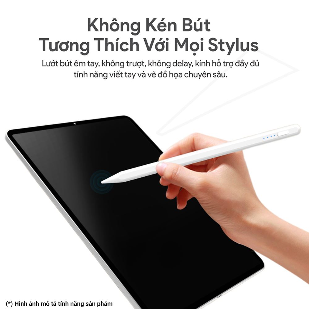 Miếng dán kính cường lực iPad Air 11 inch DEKEY Premium with applicator Màu Trắng