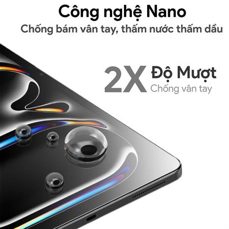 Miếng dán kính cường lực iPad 10.9 inch/11 inch DEKEY Premium with applicator Màu Trắng