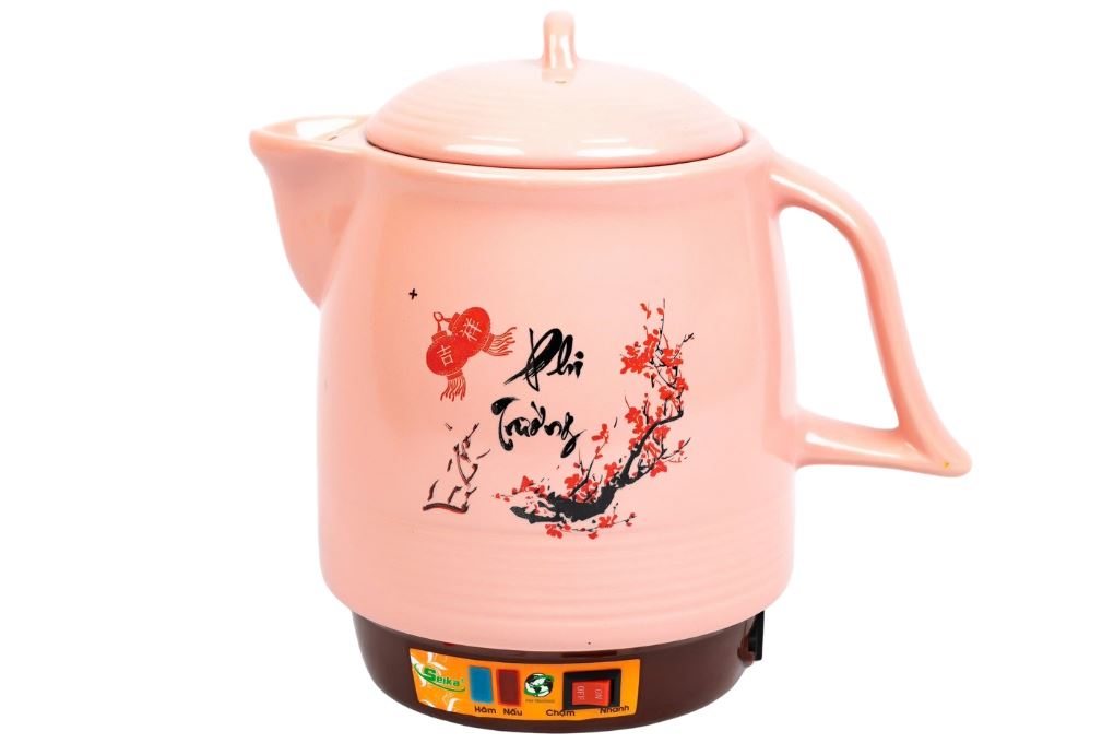 Siêu sắc thuốc điện Seika 3.3 lít SKS 373 Hồng Màu Hồng