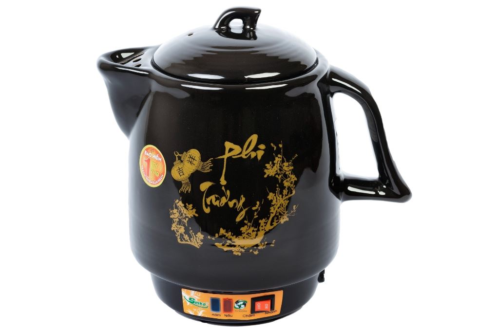 Siêu sắc thuốc điện Seika 3.3 lít SKS 377 Đen Màu Đen