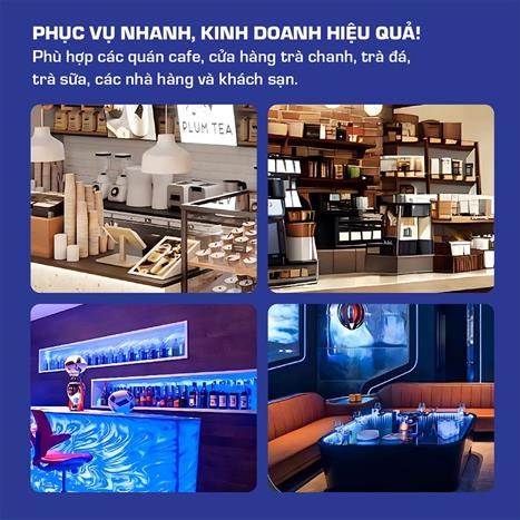 Máy làm đá lọc nước UF FUJIHOME IM70C Màu Xám