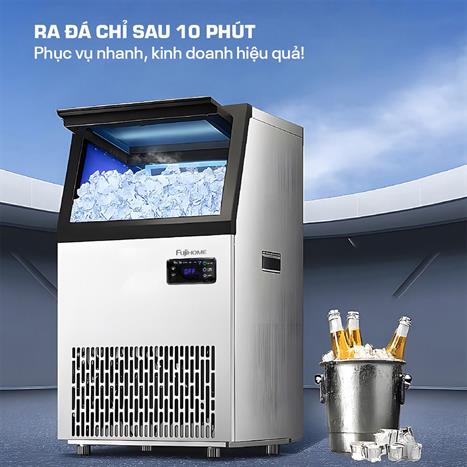 Máy làm đá lọc nước UF FUJIHOME IM70C Màu Xám