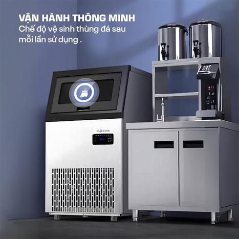Máy làm đá lọc nước UF FUJIHOME IM70C Màu Xám