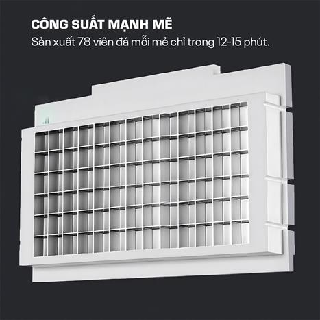 Máy làm đá lọc nước UF FUJIHOME IM70C Màu Xám