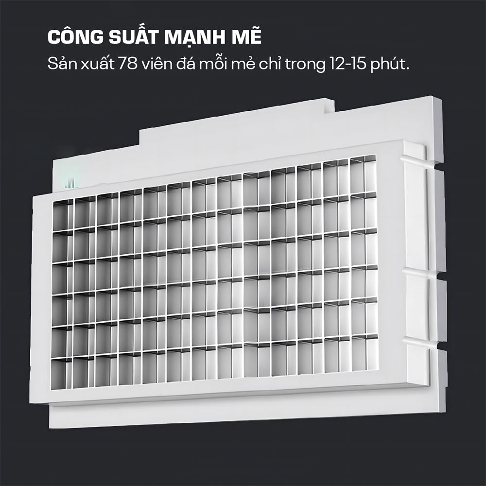 Máy làm đá lọc nước UF FUJIHOME IM70C Màu Xám